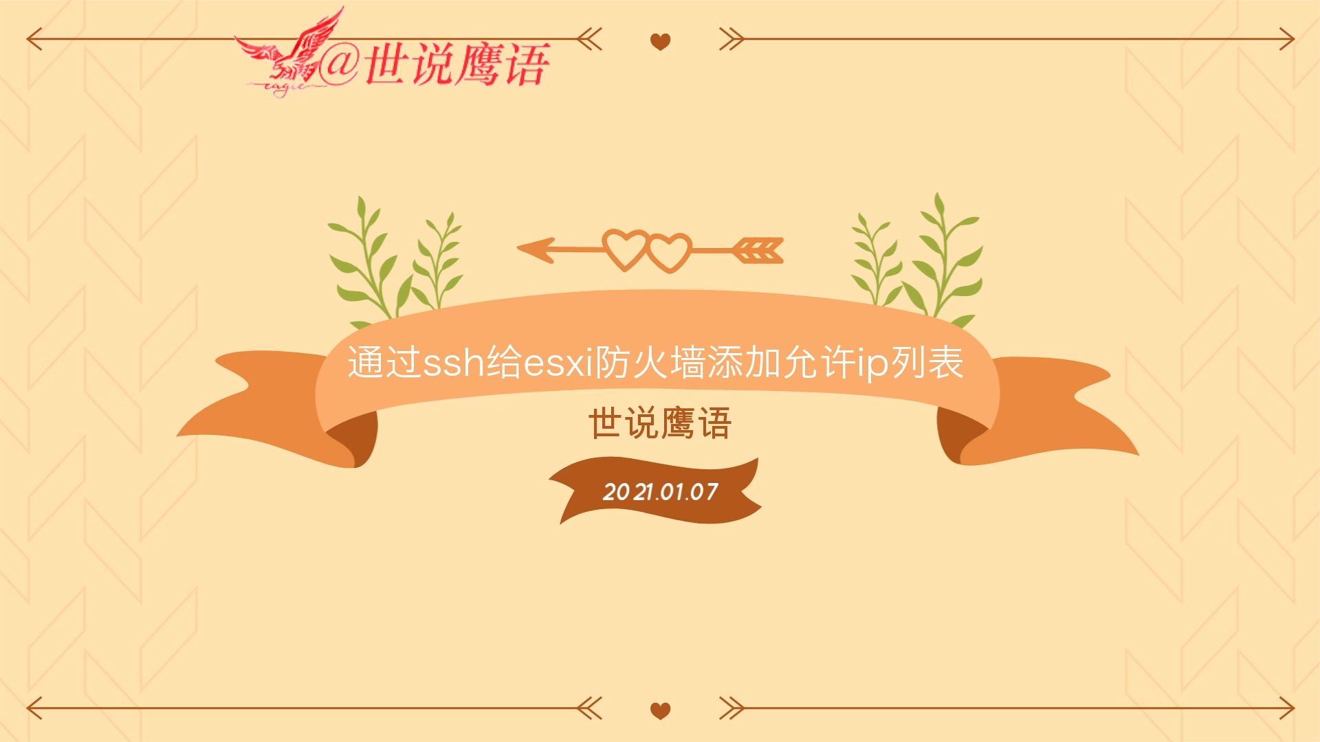 如何通过ssh远程登录给esxi主机防火墙添加允许ip列表（视频）